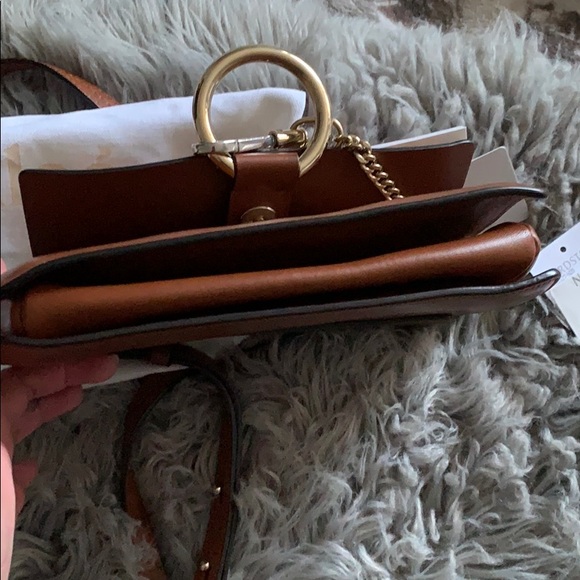 CHLOE Small Faye leather and Suade shoulder bag - Picture 7 of 15